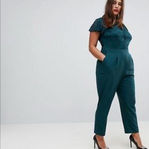 Lace top jumpsuit